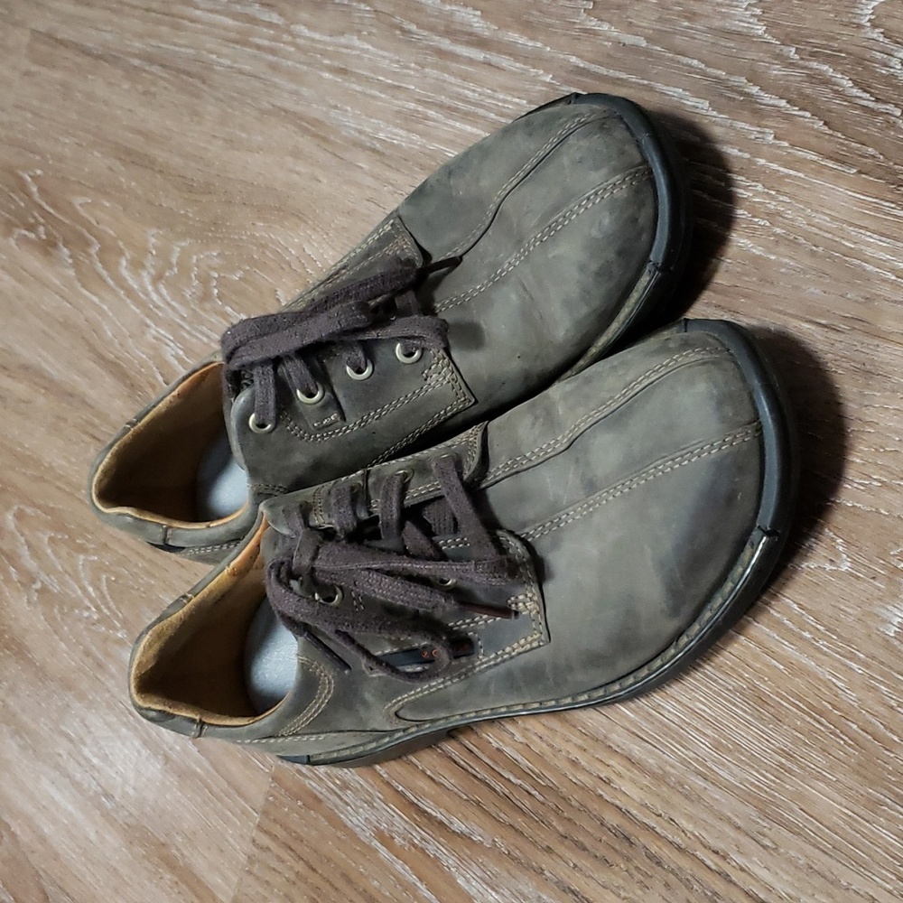 (EU41) ECCO Light Men's Lace Up Shoes Casual Walking Comfort Shock Point